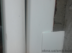 Нащельник ПВХ с уплотнителем 40мм